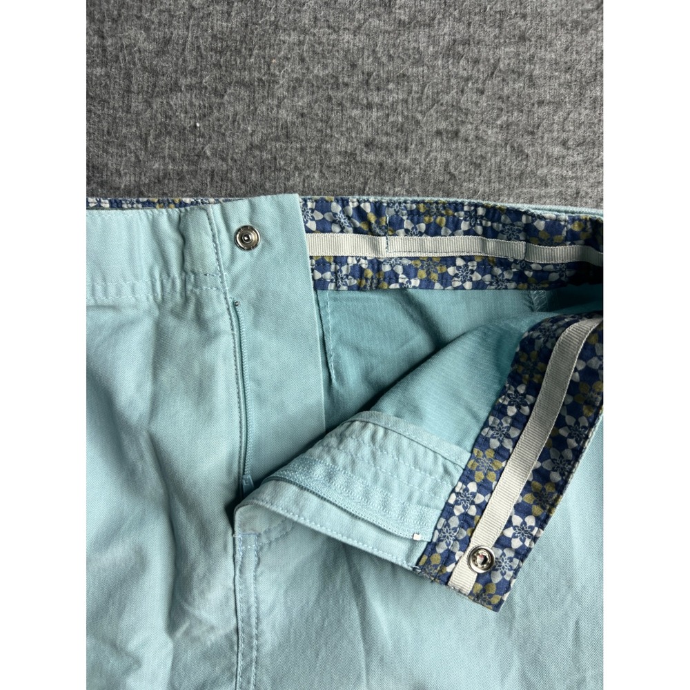 Horny Toad Women's Light Blue Herringbone Cargo Skirt Adjustable Waist Utility - Picture 3 of 14